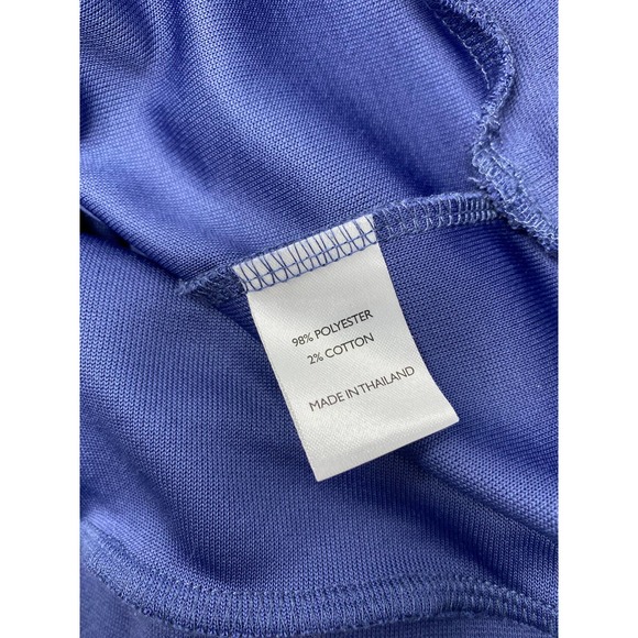 Black Clover Small Blue White Striped Silicon Logo‎ Long Sleeve Pullover Sweater - Picture 3 of 5